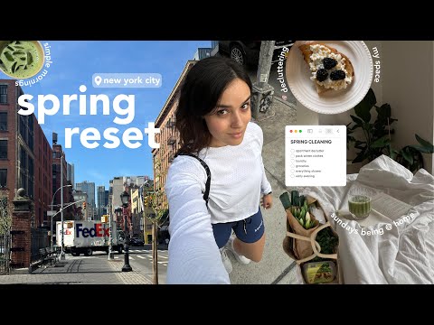 the ultimate spring reset day for a fresh new season | getting my life together