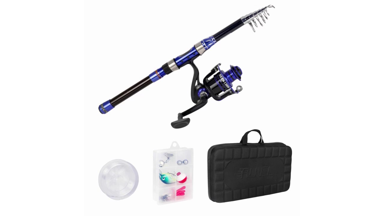 Runcl S1 Fishing Rod Combo with Lure Reel Line Tackle