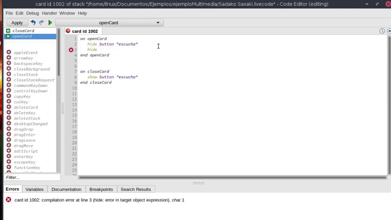 09 – LiveCode – Ocultar Botones - YouTube