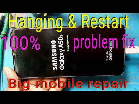 samsung Galaxy A50s hanging problem fix, Samsung a50s hang and restart problem fix