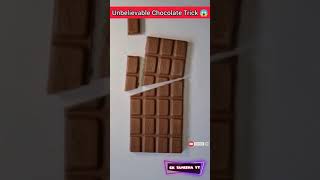 UNBELIEVABLE CHOCOLATE TRICK 🔥🔥🔥 #shorts #tricks