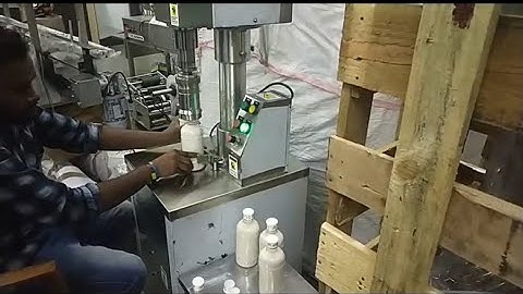 Semi Automatic Screw Capping Machine