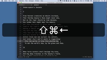 Section 2.4: “Selecting text” from Learn Enough Text Editor to Be Dangerous