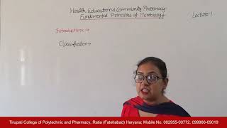 HECP; Fundamental Principles of Microbiology, Lecture 01 HD