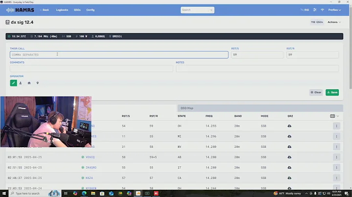 calling CQ on the DX COMMANDER SIG 12.4