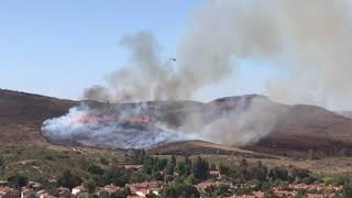 Simi Brush Fire - Helicopter Dump