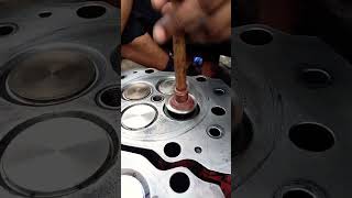 Technical Guide to Perfect Cylinder Head Valve Lapping! 🚀 #enginevalve #dumpvalve