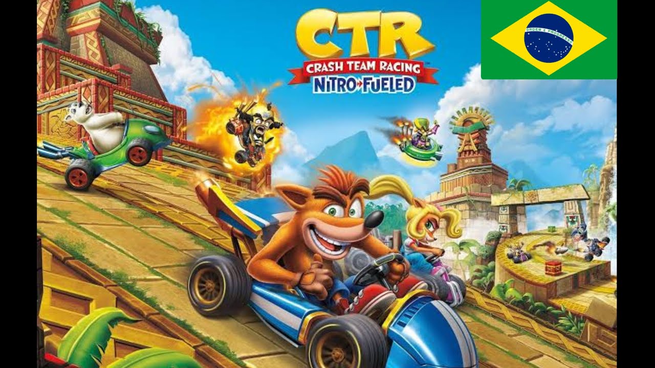 CRASH TEAM RACING CTR (PLAYSTATION 1) SEXTA PARTE 100% DETONADO TOTALMENTE EM PORTUGUÊS BRASIL