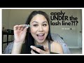 LASH HACK: apply lashes UNDER the lash line?!?  || step-by-step