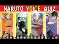 NARUTO VOICE QUIZ 🔊 Guess The Naruto character Voice 🗣️ 👒