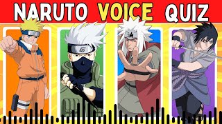NARUTO VOICE QUIZ 🔊 Guess The Naruto character Voice 🗣️ 👒