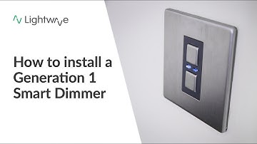 How to Install a Smart Dimmer - Lightwave
