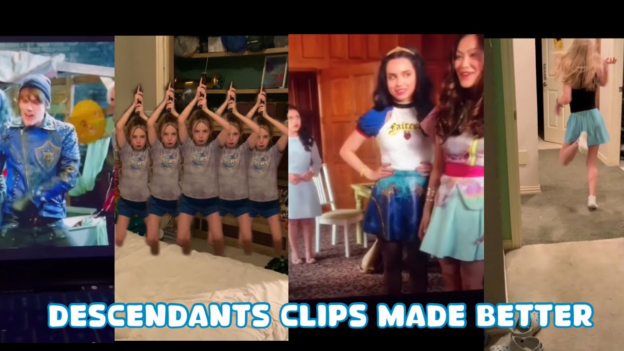 DESCENDANTS CLIPS MADE BETTER!!! Idea by 