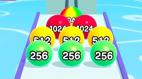 Ball Run 2048 All Levels Gameplay ( Android iOS) Level 101-115