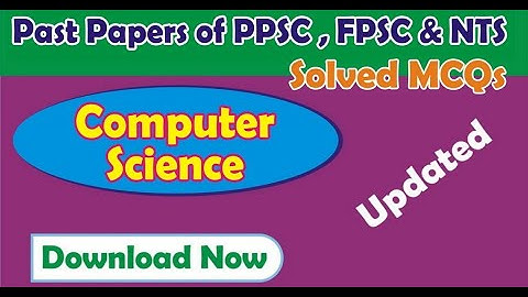 Most Important Computer MCQs for PPSC test preparation equally beneficial for |FPSC/CSS/PMS