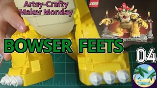 BOWSER FEETS - Maker Monday: LEGO Bowser 04