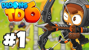 New Heroes, Graphic & Gameplay! - Bloons Tower Defense 6 Part 1 (BTD 6 IOS/Android)