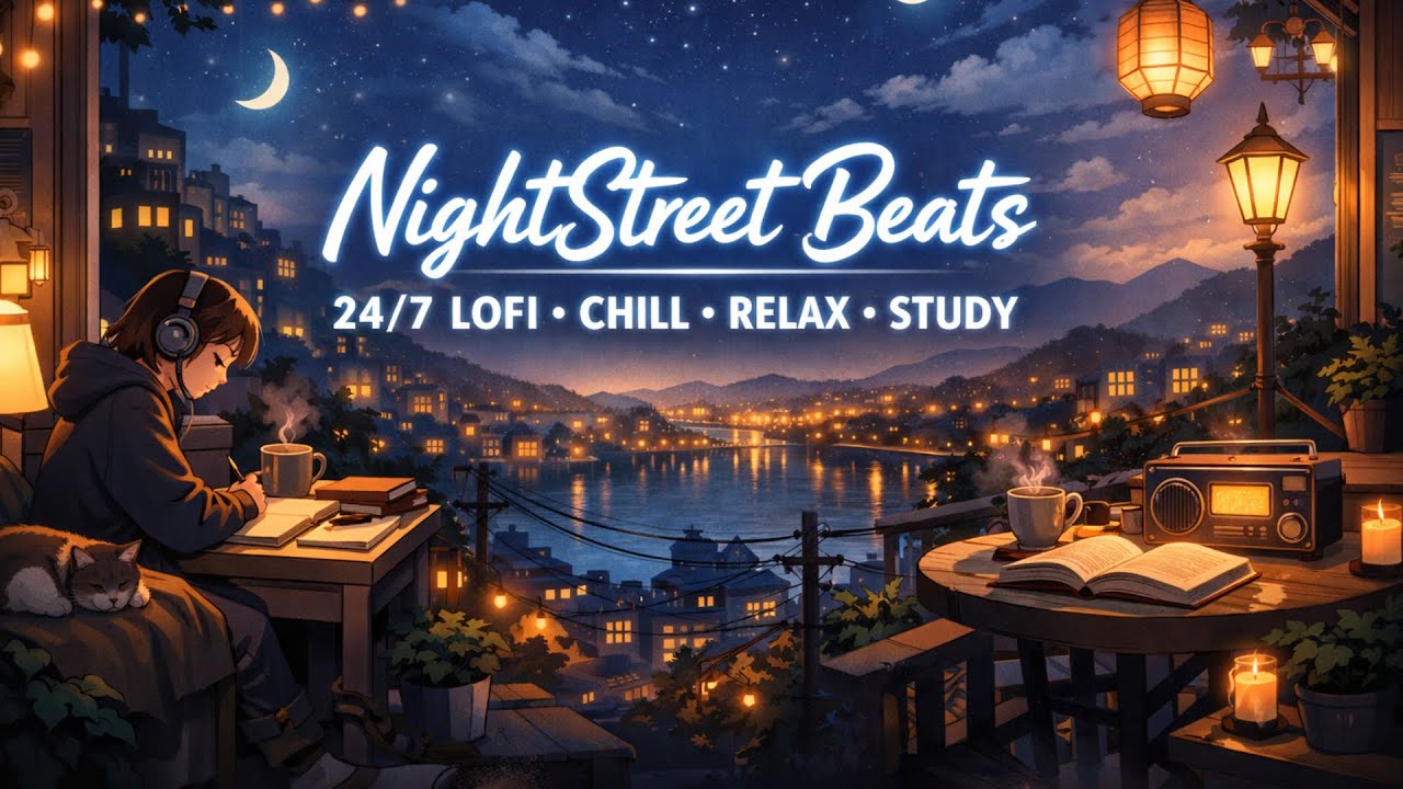 24/7 Lofi Hip Hop Radio – Chill & Relaxing Beats to Study, Work, Focus ...