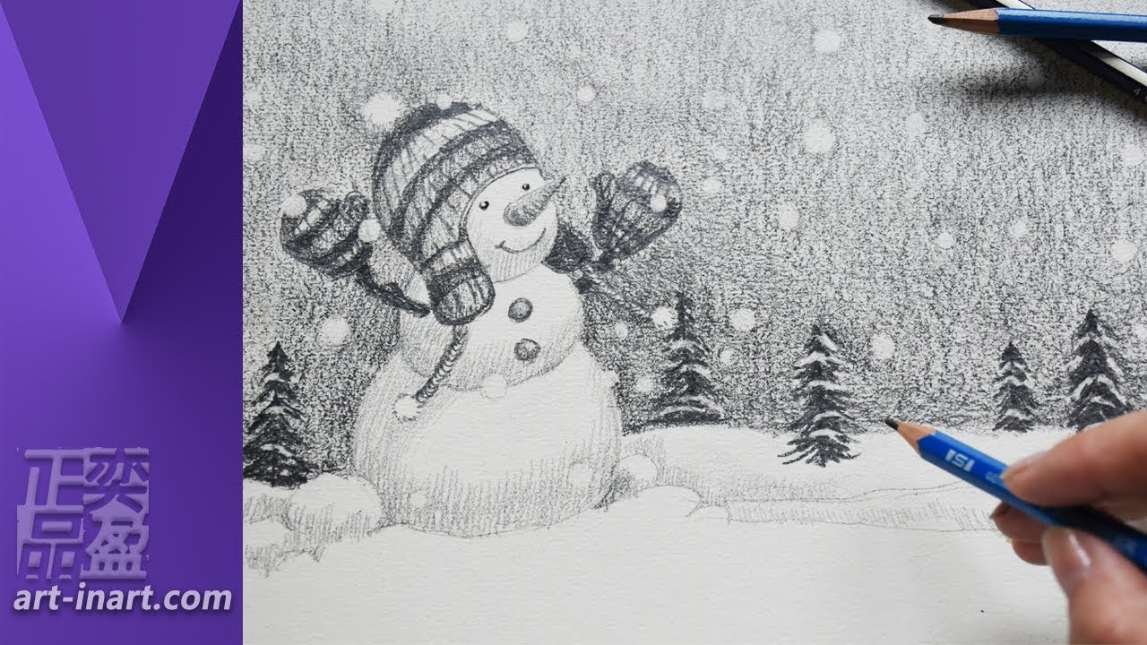 How To Draw A Snowman: 10 Easy Drawing Projects