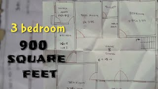 3 ബെഡ്‌റൂം വരുന്ന അടിപൊളി home plan