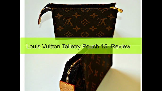 ❤️REVIEW/COMPARISON Louis Vuitton Toiletry 15, 17 & Bucket pouch bags 