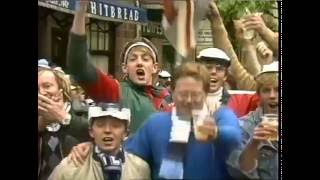 Football fans go on rampage | Thames News Archive Footage