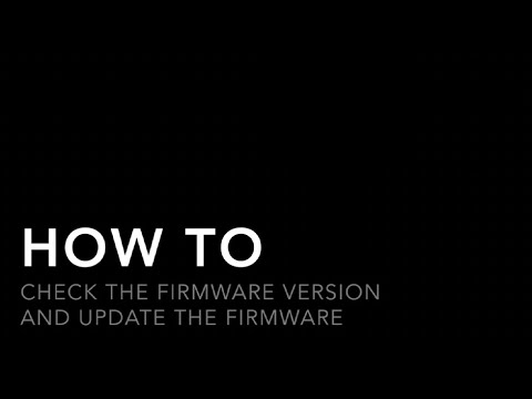 Video: How To Find Out The Firmware Number