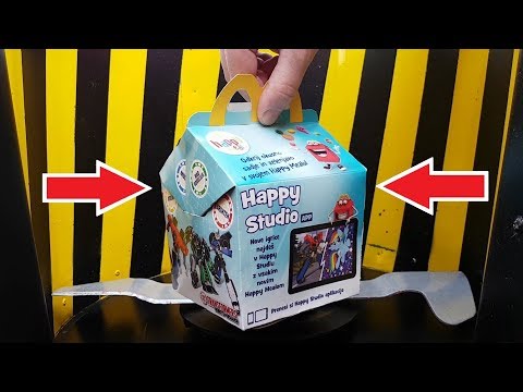 Experiment SPINNING BLADE vs HAPPY MEAL