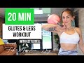20 Min Legs & Glutes Workout / With Kettlebell / Marathon Feb Day 4