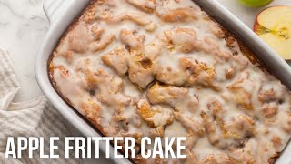 Apple Fritter Cake L The Recipe Rebel