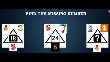 Find The Missing Number In The Triangle Challenge | Only Genius Can Solve It