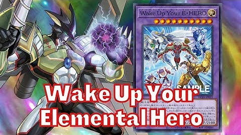 Yugioh: Wake Up Your Elemental Hero