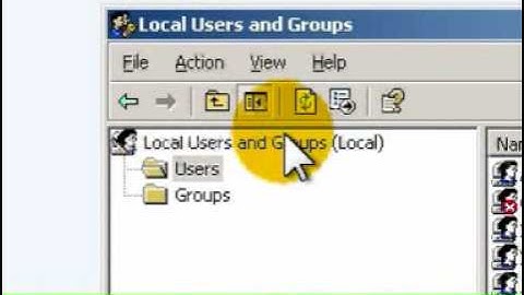 how to create a user account in windows server 2003