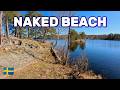 NAKED Beach in Stockholm 🇸🇪 Sunny April Day