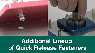 New Lineup of Quick Change Fasteners | IMAO