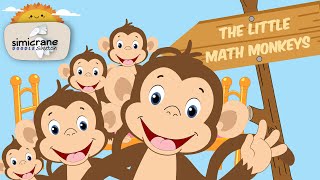 Five Little Math Monkeys Five Little Monkeys Jumping On The Bed Children Nursery Rhyme