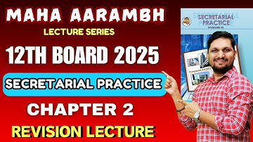 Chap 2 :-  Sources of Corporate Finance | Super Fast Revision | 12th Board 2025 | by Amol Sir