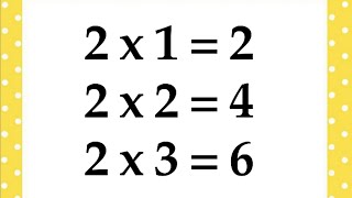 2 to 10 Tables | Easy Way to Learn Multiplication Tables for KidsLearn Tables 2 to 10 