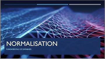 A level Computer Science: Database Normalisation