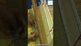 Traditional Weaving Mastery: Indian Handloom in Action