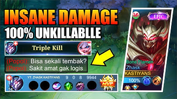 ZHASK NEW PERFECT BUILD FOR THE PERFECT ONE SHOT!! ZHASK TOP 1 GLOBAL GAMEPLAY BEST BUILD 2022 MLBB