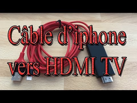 Ma Caverne De Geek : Câble d'Iphone vers HDMI TV [FR]