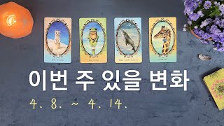 [타로/주간운세] 4월 둘째 주 종합운(4. 8. ~ 4. 14.)