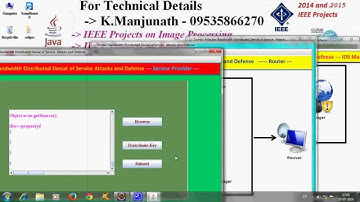 Bandwidth Distributed Denial of Service  Attacks and Defense