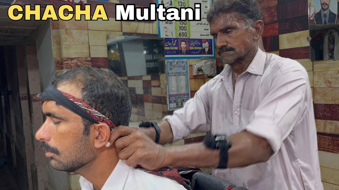 Relaxing Pakistani Head Massage | Chacha Multani Style ASMR 
