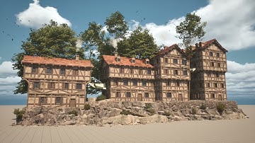 Attack On Titan - Procedural House - Houdini/UE5