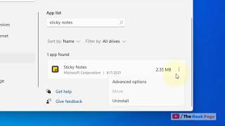 Reset Sticky Notes In Windows 11