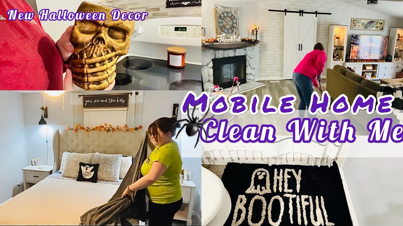 ????Spooky Season Fall Clean With Me | Mobile Home Living ...
