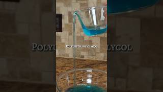 Polyurethane glycol liquid  ।। self-pouring fluid ।। #science #sciencefacts #shorts