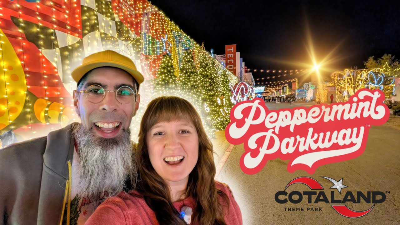 First Time at Peppermint Parkway during the 2025 Christmas Season!